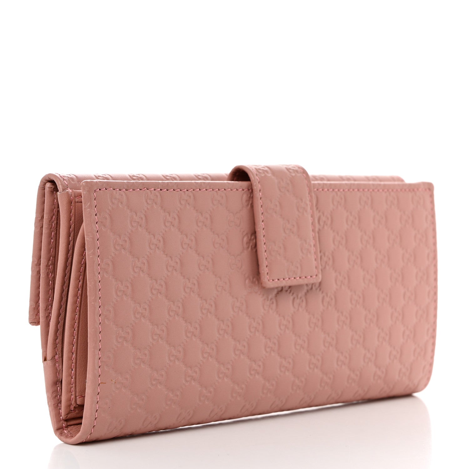 Gucci Microguccissima Flap Wallet Soft Pink 3 of 9