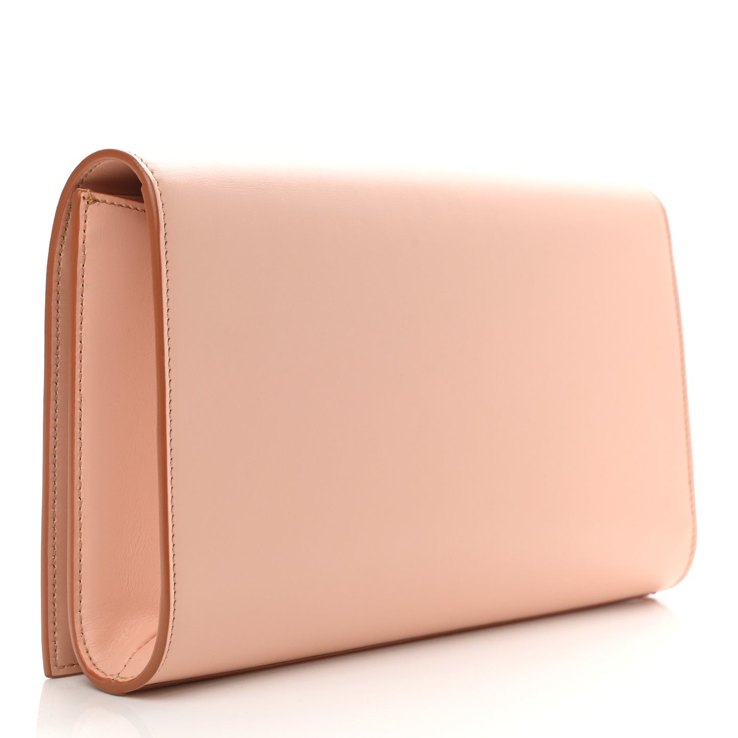 Calfskin Monogram Large Belle De Jour Clutch Pink