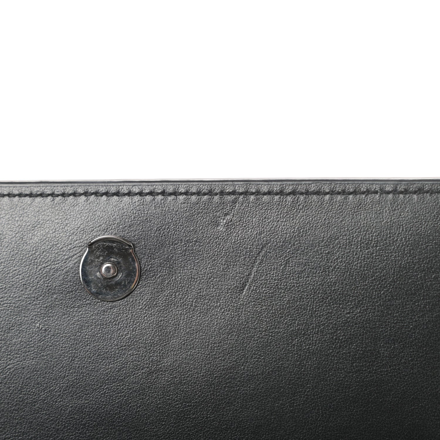 Saint Laurent Calfskin Studded Kate Satchel Black 11 of 15