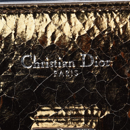 Christian Dior Metallic Calfskin Medium Diorever Flap Bronze 9 of 9