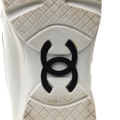 Chanel Patent Calfskin Mary Jane Strap Pumps 39.5 White 7 of 9