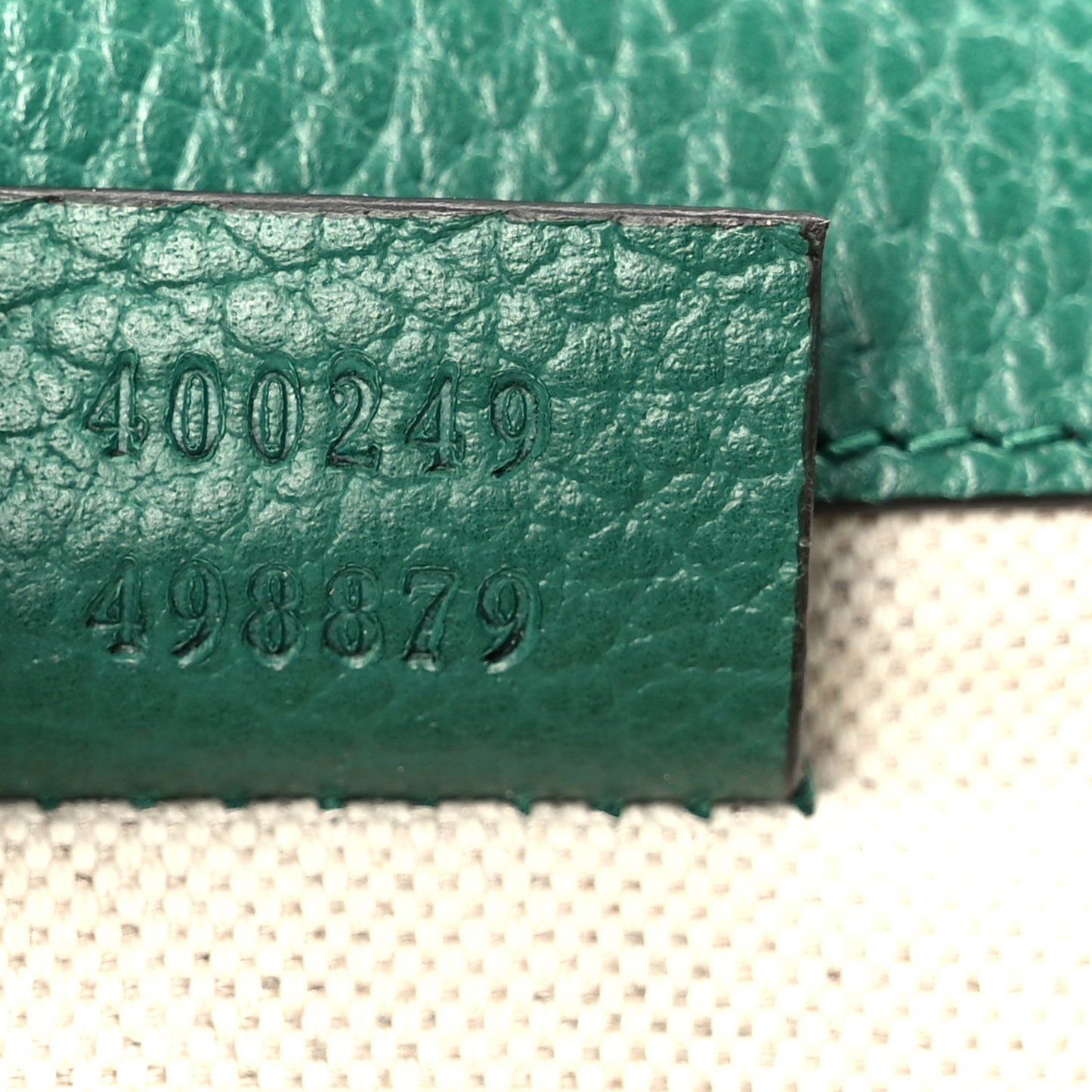 Pebbled Calfskin Small Dionysus Shoulder Bag Emerald