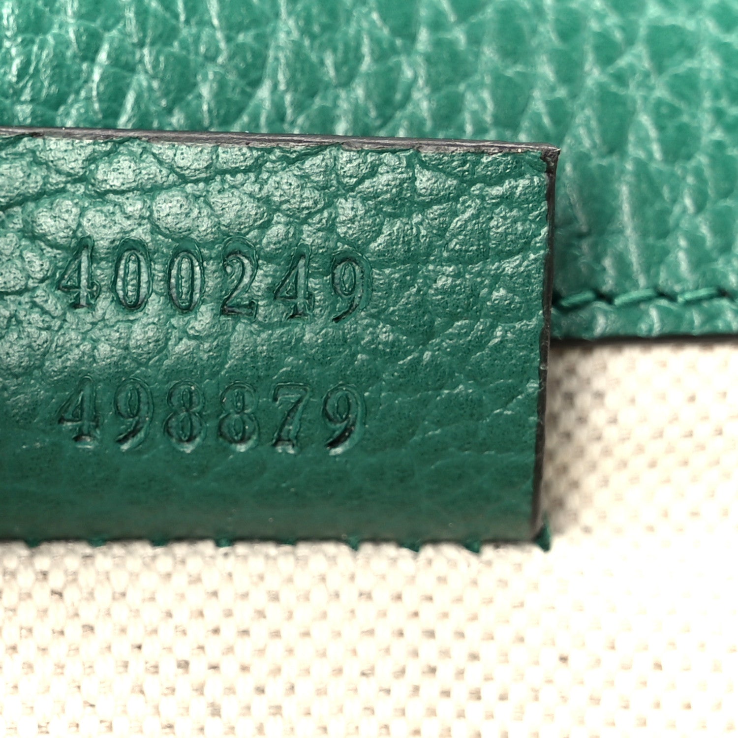 Gucci Pebbled Calfskin Small Dionysus Shoulder Bag Emerald 8 of 11