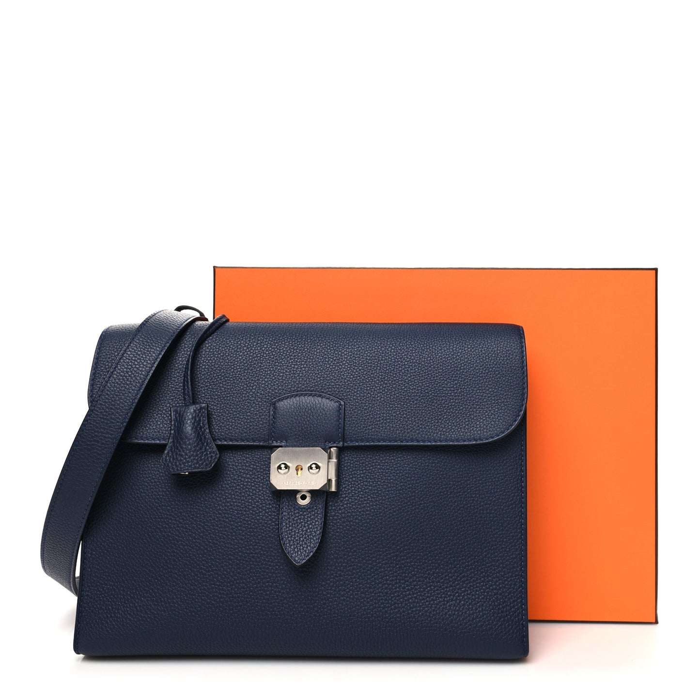 Togo Sac A Depeches 29 Messenger Bag Bleu Nuit