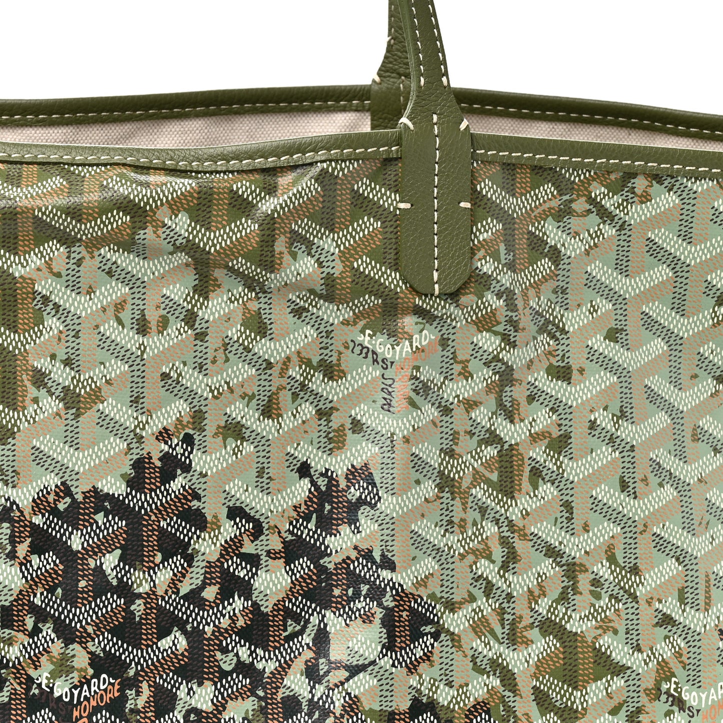 Goyardine Saint Louis Canopée GM Khaki