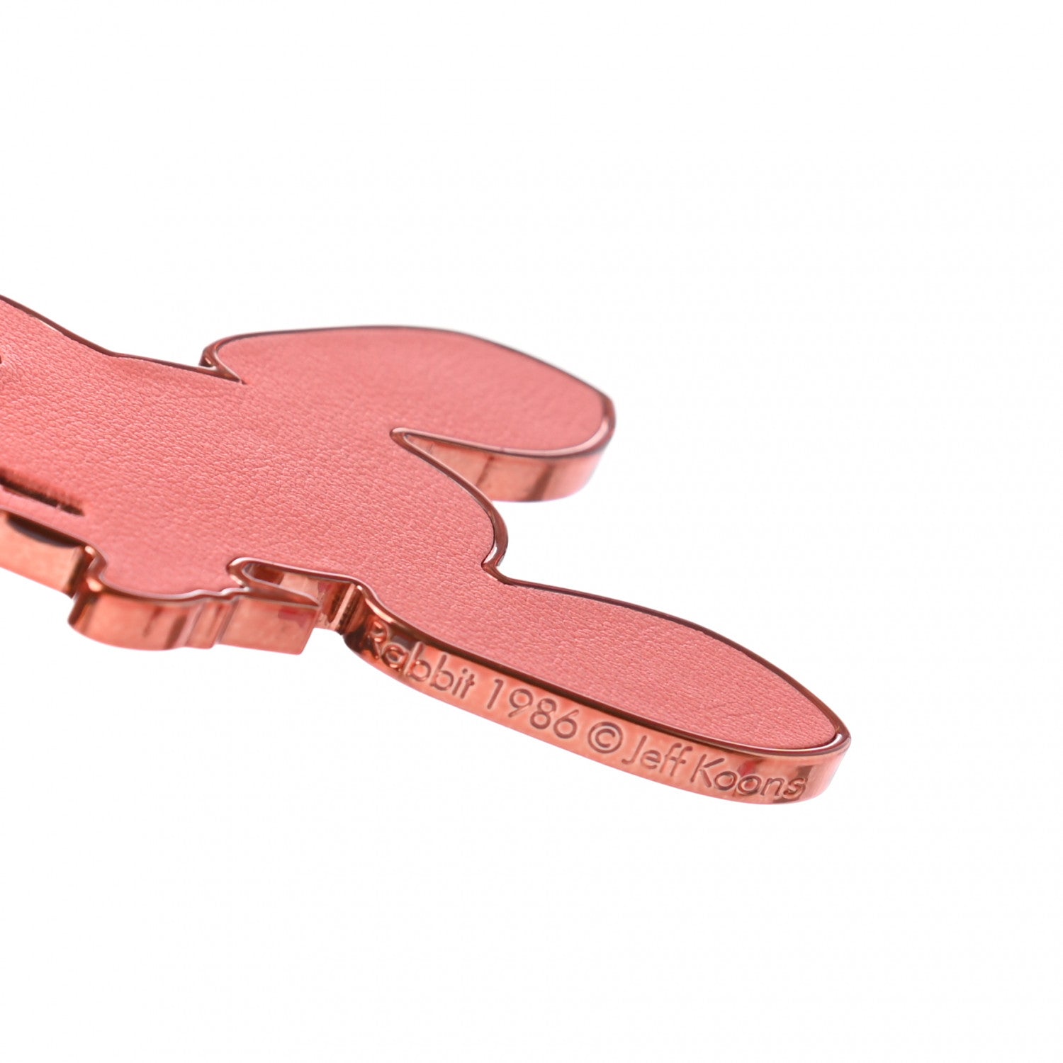 Louis Vuitton Calfskin Jeff Koons Masters LV Rabbit Bag Charm Key Ring 3 of 4