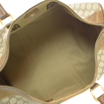 Gucci Monogram Web Boston Duffle 9 of 9
