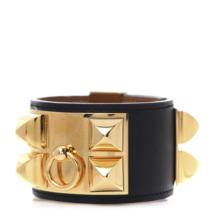 Hermes Chamonix Collier de Chien CDC Bracelet S Black 1 of 7