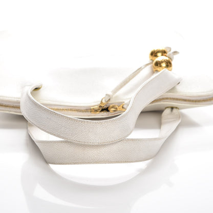 Chanel Caviar CC Tote White 13 of 13