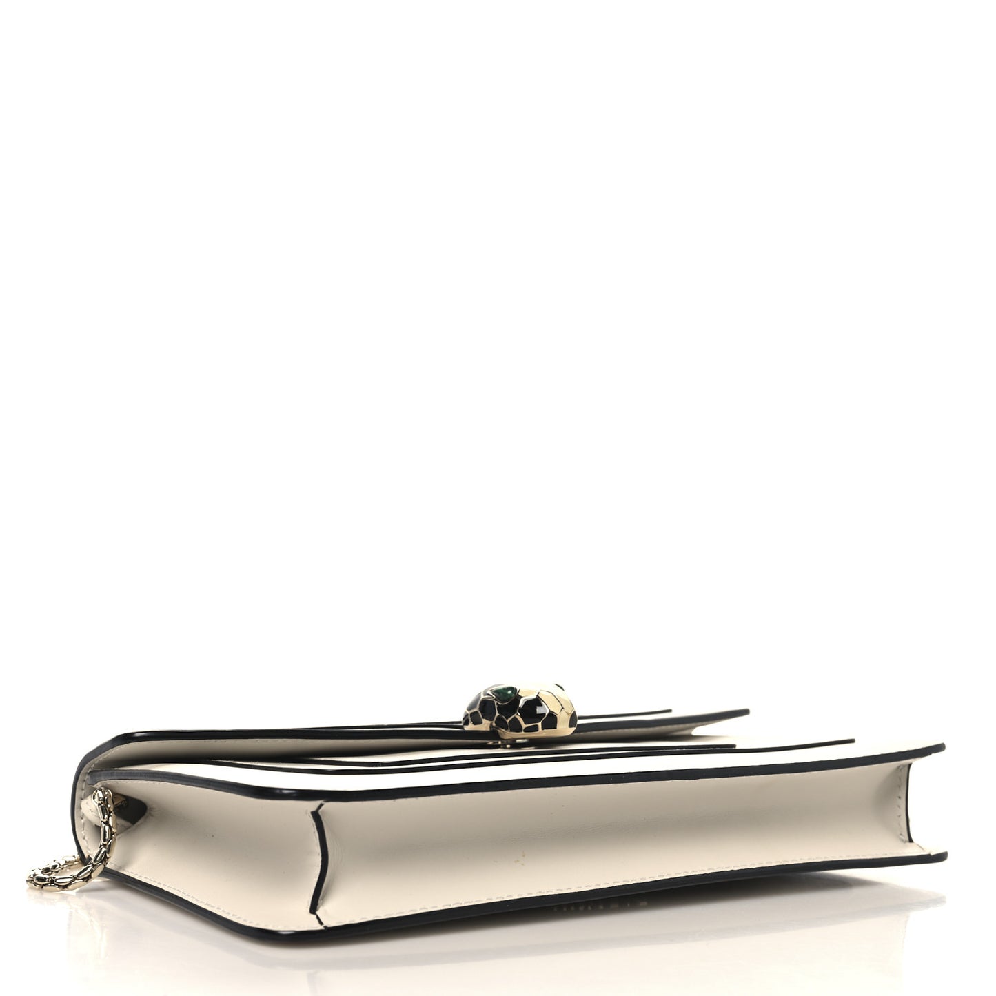 Calfskin Serpenti Forever Shoulder Bag White Agate