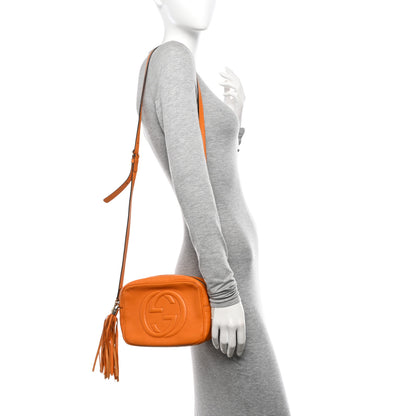Gucci Pebbled Calfskin Small Soho Disco Bag Curcuma 2 of 14