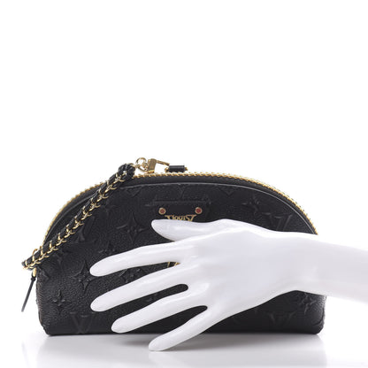 Louis Vuitton Embossed Monogram Midnight LV Moon Pochette Black 2 of 8