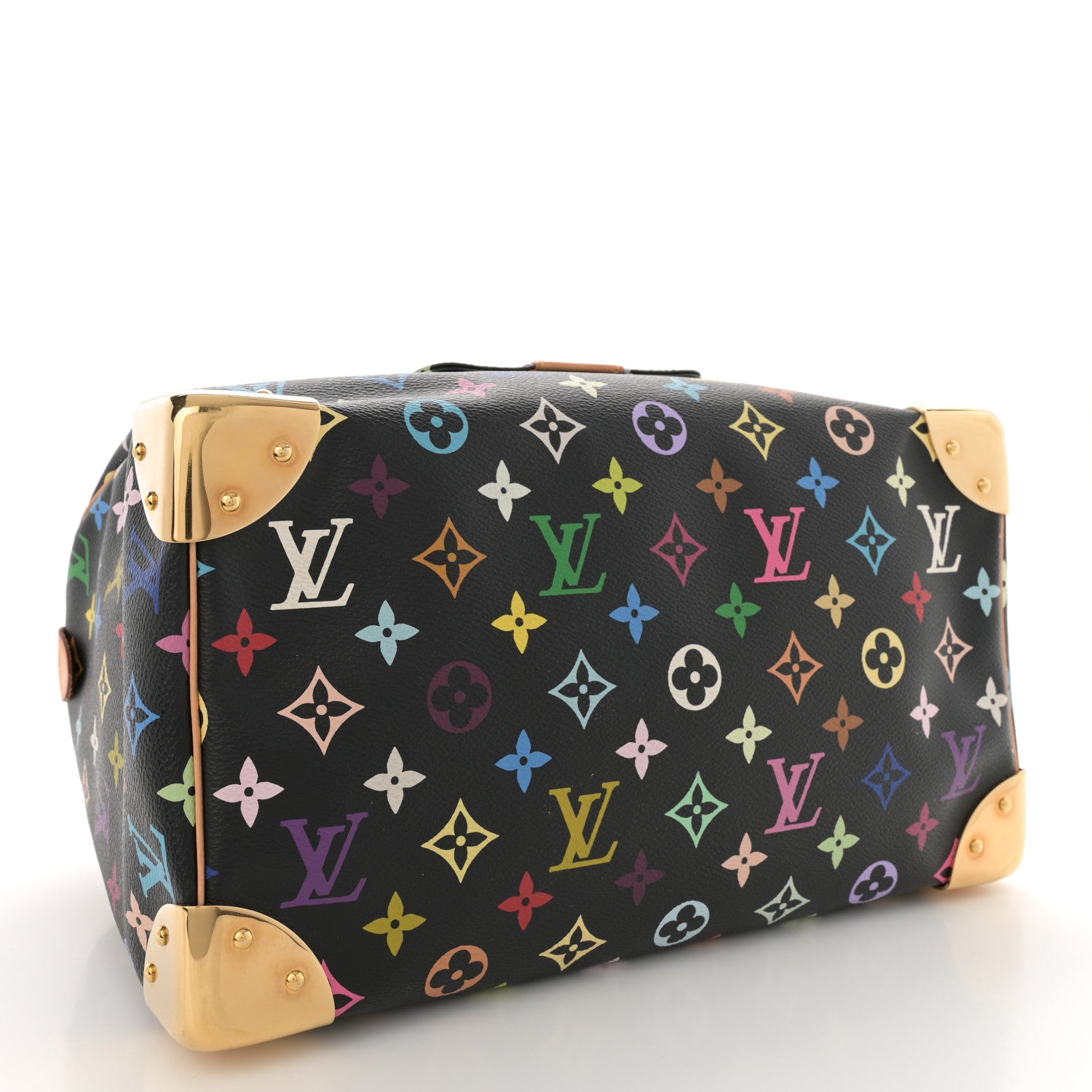 Louis Vuitton Monogram Multicolor Speedy 30 Black 4 of 11