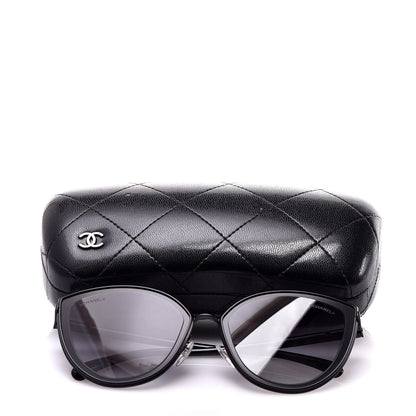 Chanel Cat Eye Sunglasses 4222 Black 7 of 7