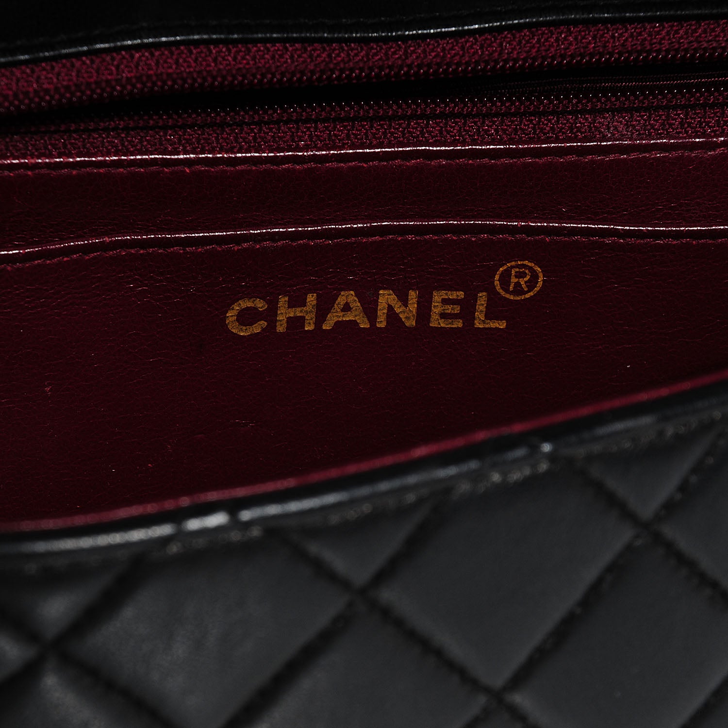 Chanel Lambskin Quilted Medium Rectangular Kelly Flap Bag Black 5 of 8