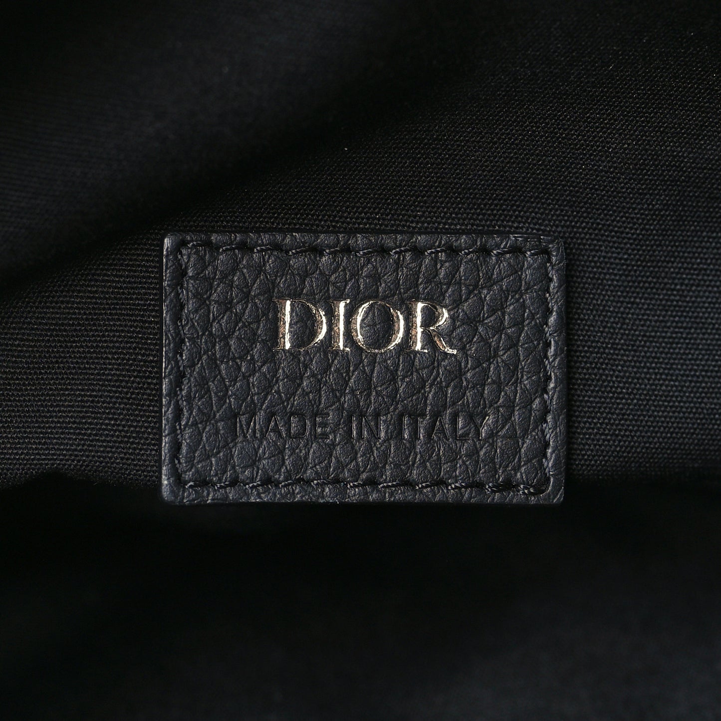 Oblique Mens Saddle Bag Black Blue