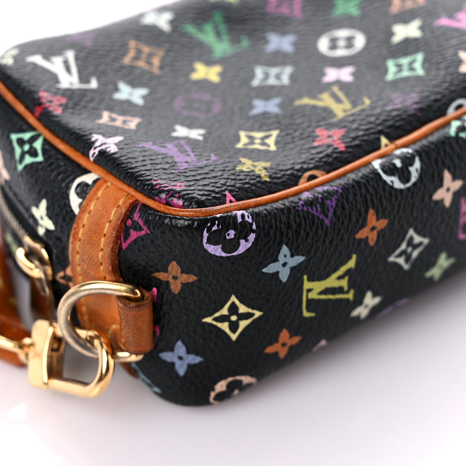 Louis Vuitton Monogram Multicolor Trousse Wapity Black 9 of 17
