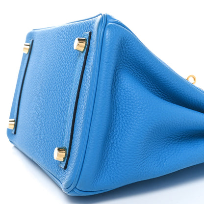 Hermes Togo Birkin 25 Bleu Zanzibar 10 of 10