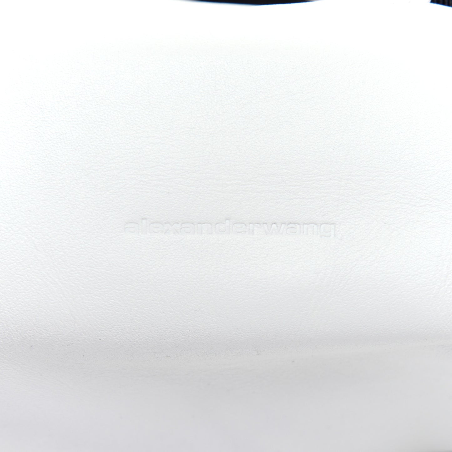 Lambskin Belt Bag White Black