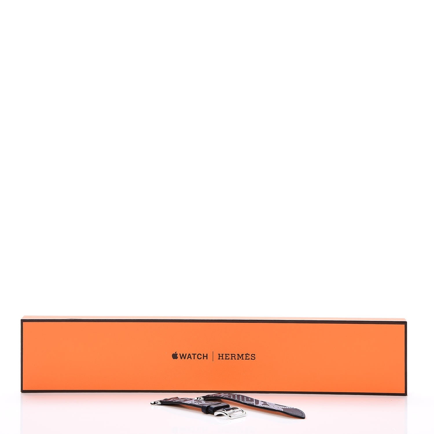 Hermes Barenia Eperon D'Or 38mm Apple Watch Single Tour Band Marine 5 of 5