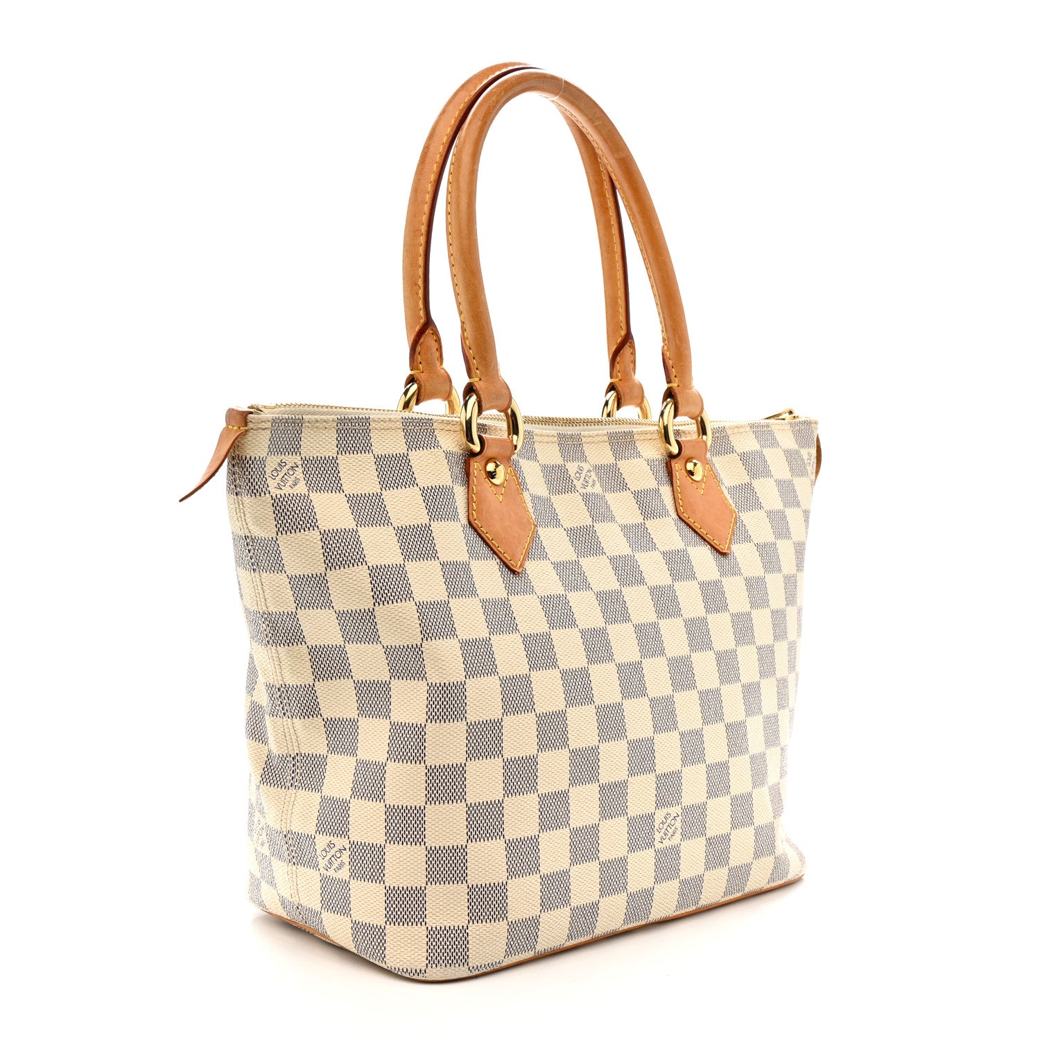 Louis Vuitton Damier Azur Saleya PM 3 of 13