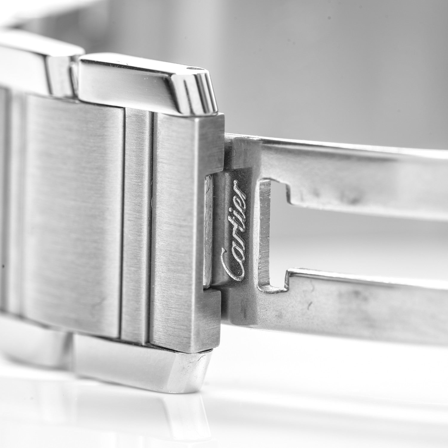 Cartier Stainless Steel 25mm Tank Francaise Quartz Watch 8 of 9