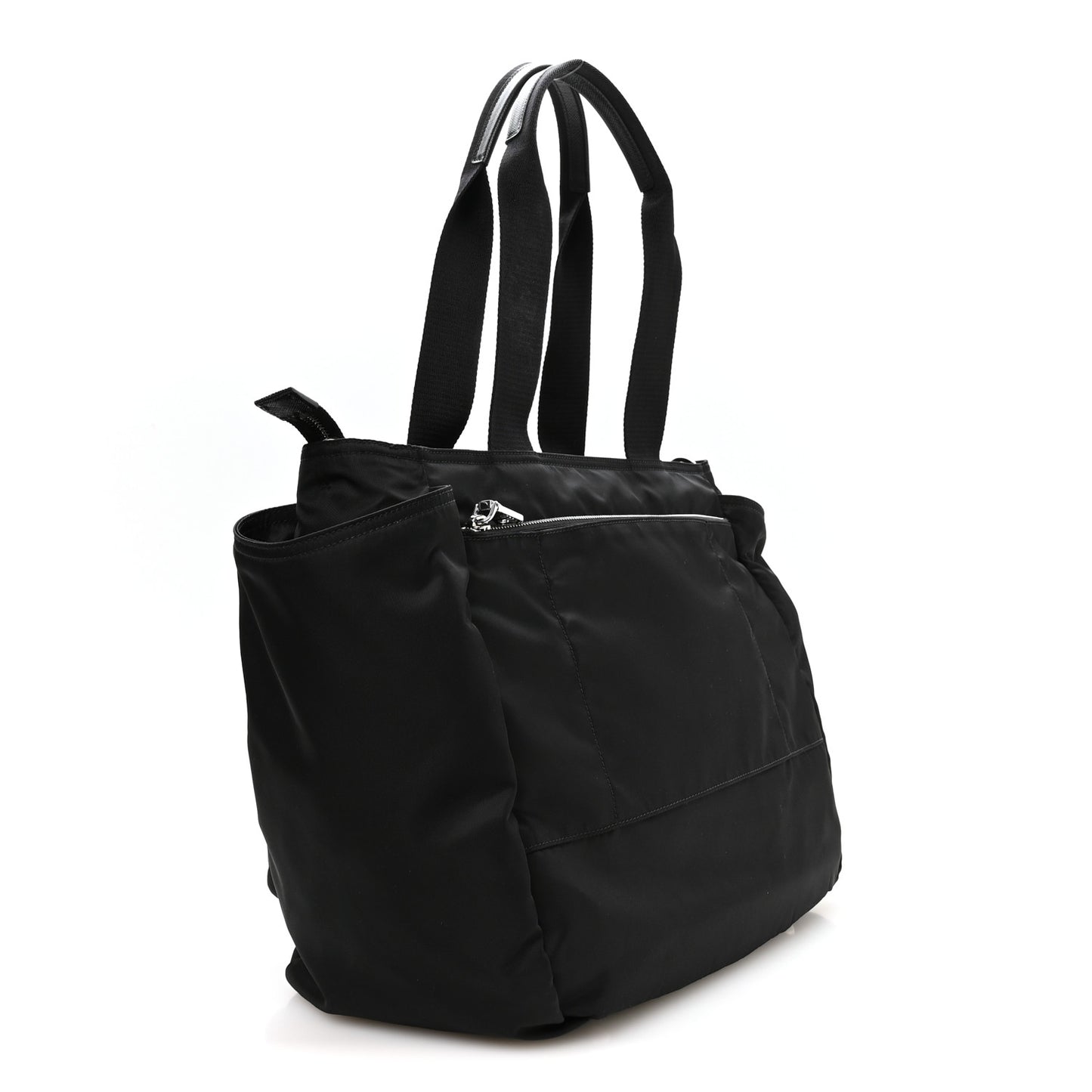 Nylon Vela Baby Bag Black