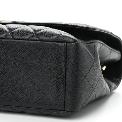 Chanel Caviar Quilted Maxi Single Flap Black 9 of 10