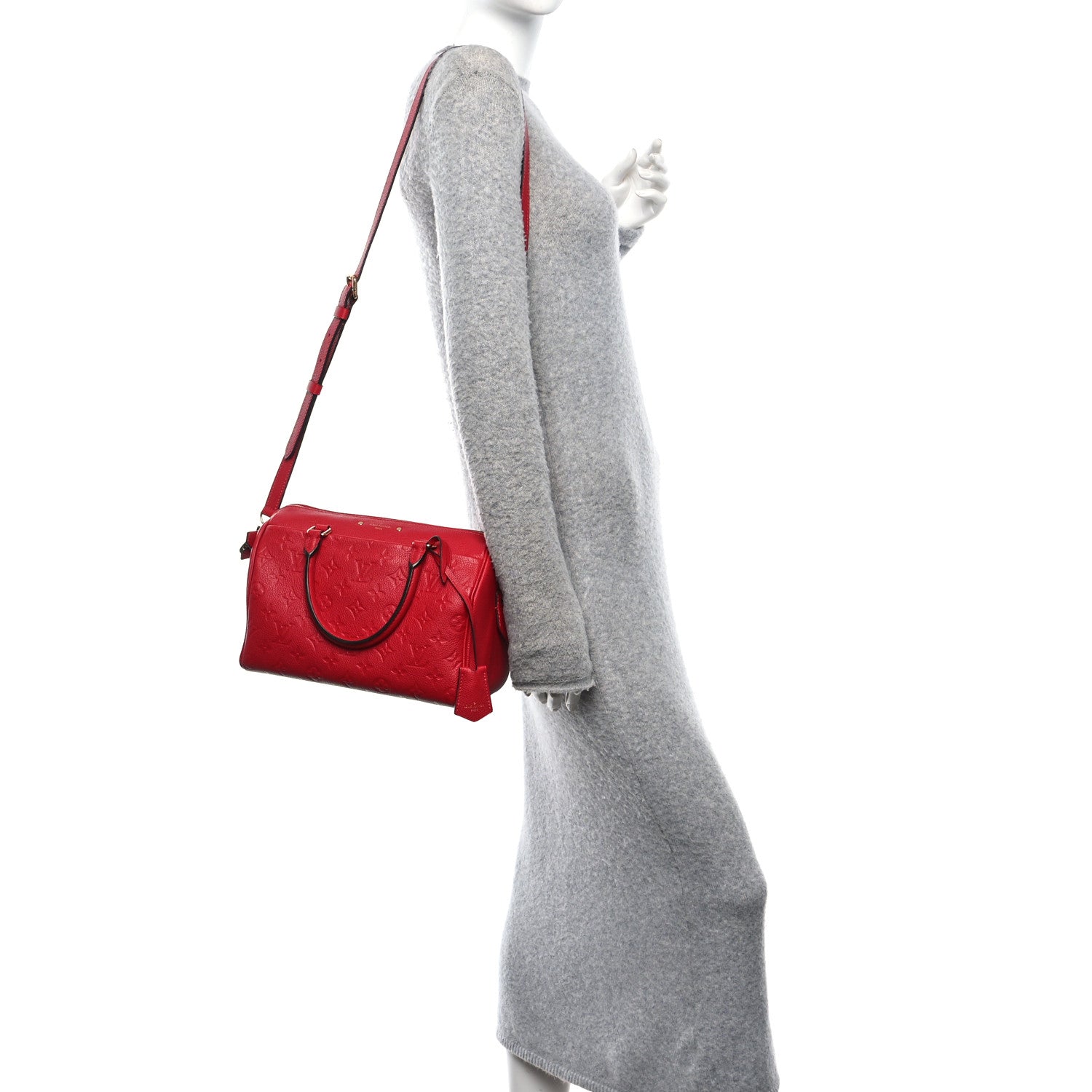 Louis Vuitton Empreinte Speedy Bandouliere 25 NM Cherry 2 of 9