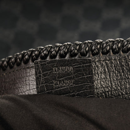 Gucci Monogram Large Horsebit Chain Hobo Black 7 of 7