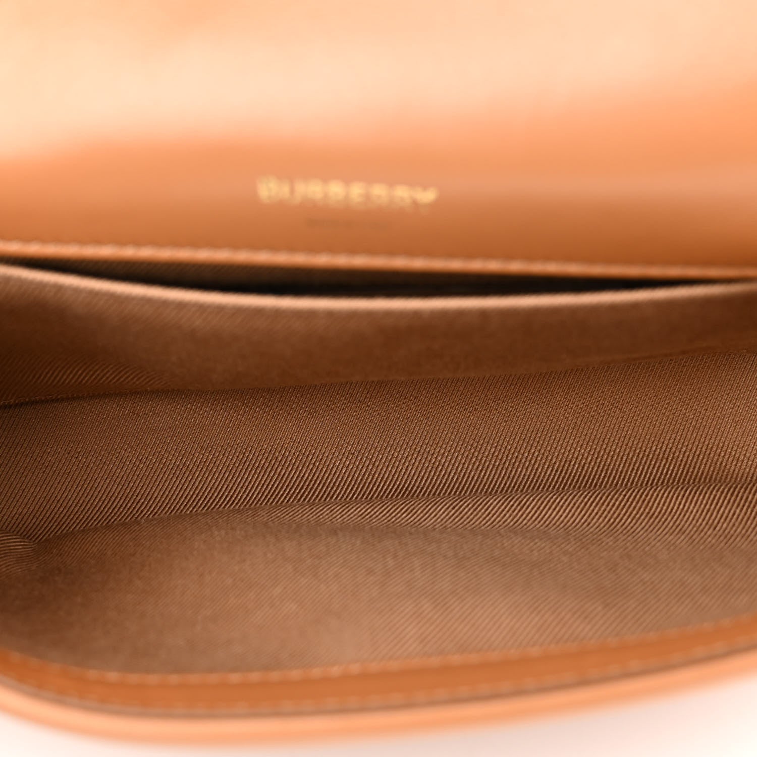 Burberry Lambskin Quilted Small Lola Bag Maple Brown 5 of 9