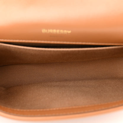 Burberry Lambskin Quilted Small Lola Bag Maple Brown 5 of 9
