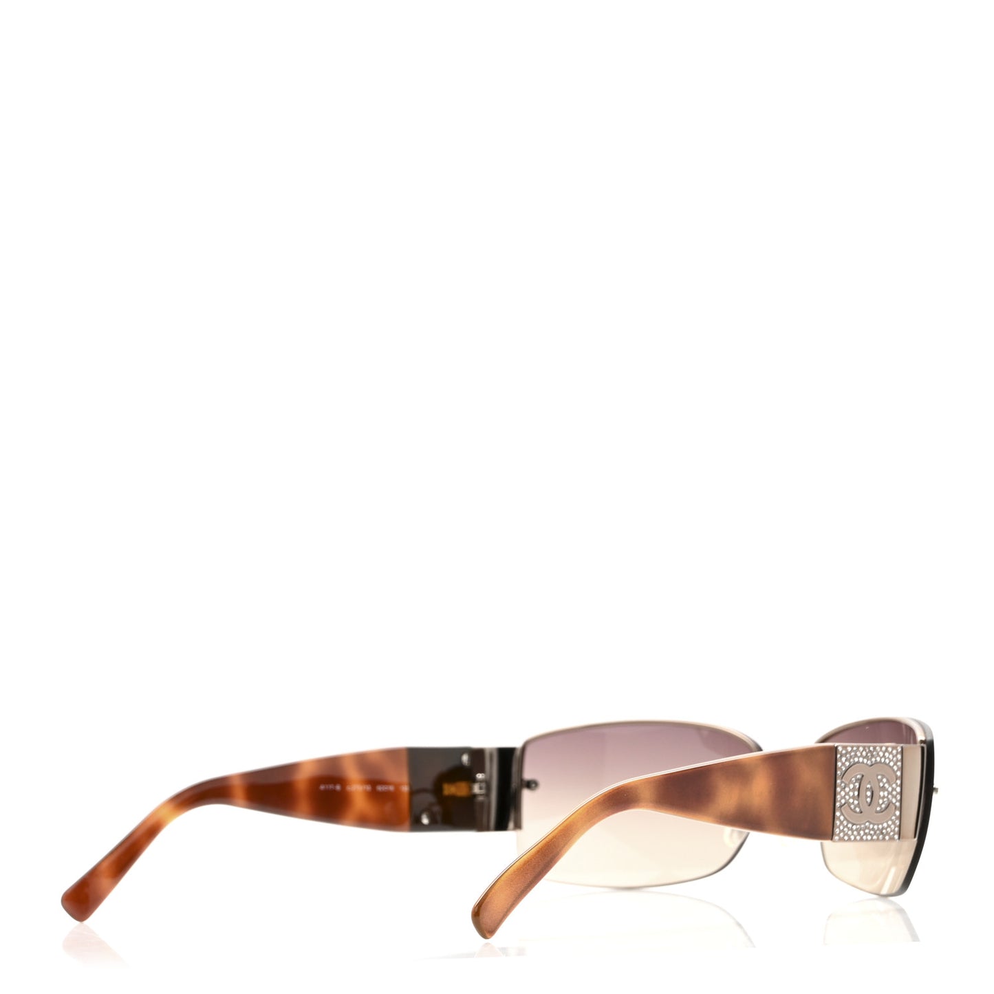 Crystal CC Sunglasses 4117-B Tortoise