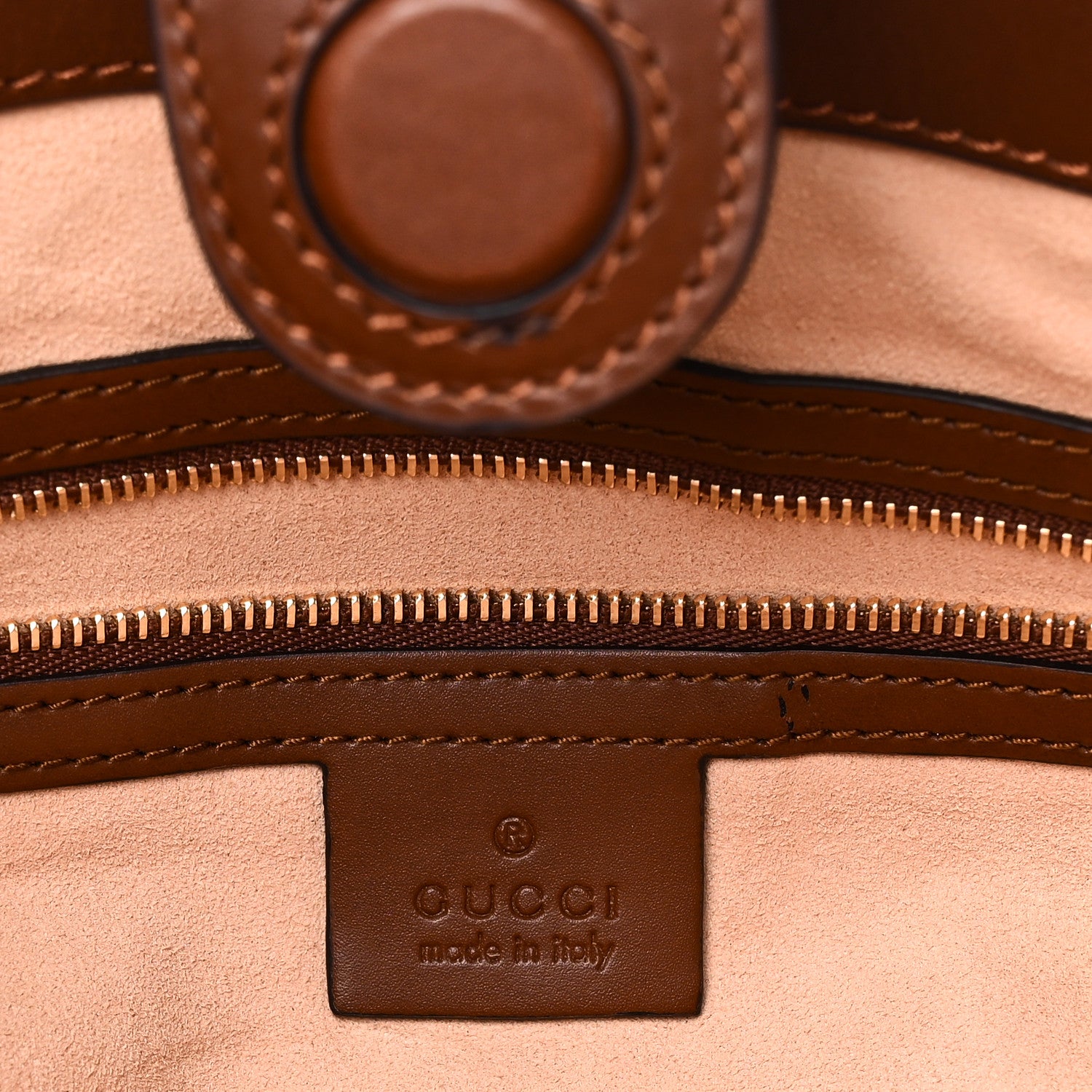 Gucci Soft GG Supreme Monogram Medium Crossbody Tote Beige Cuir 6 of 10