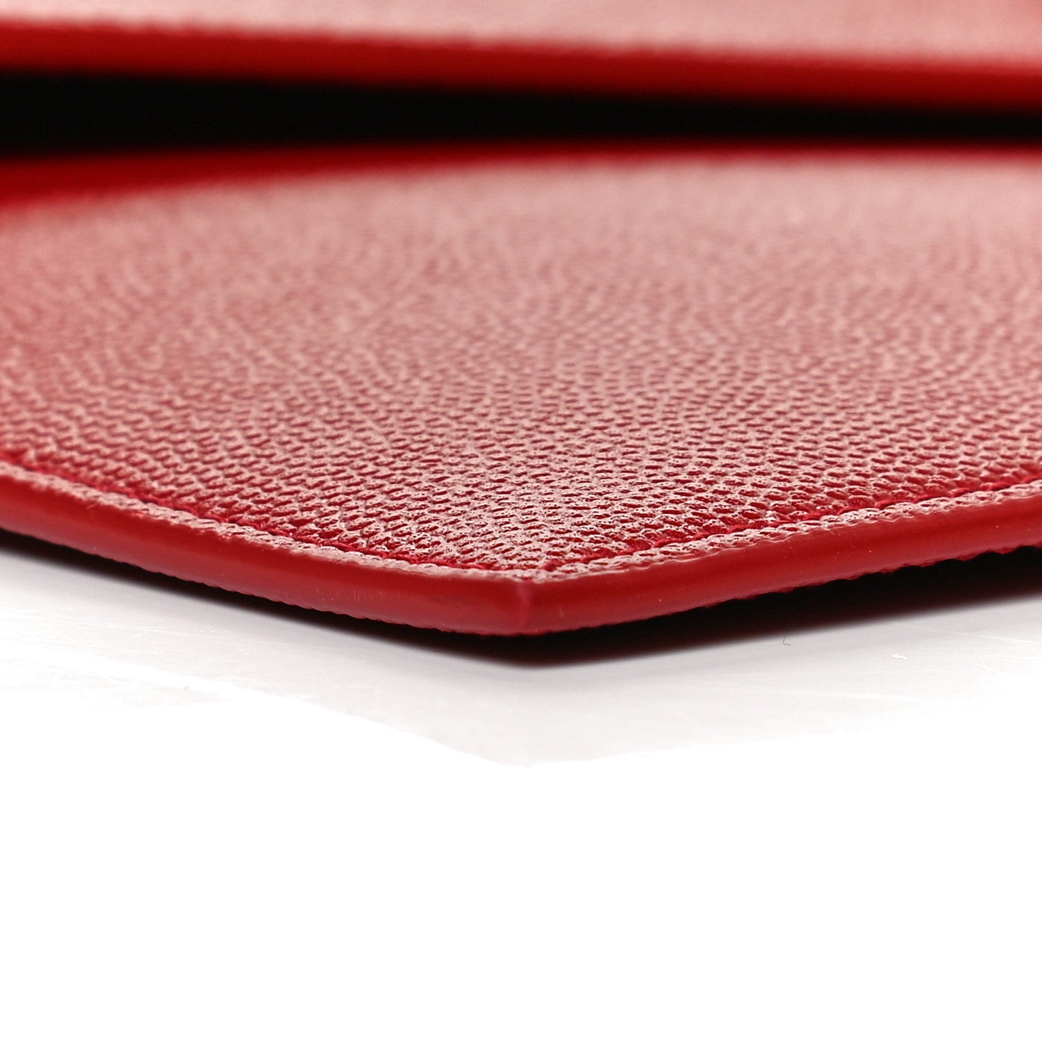 Saint Laurent Grain De Poudre Uptown Pouch Red 5 of 7