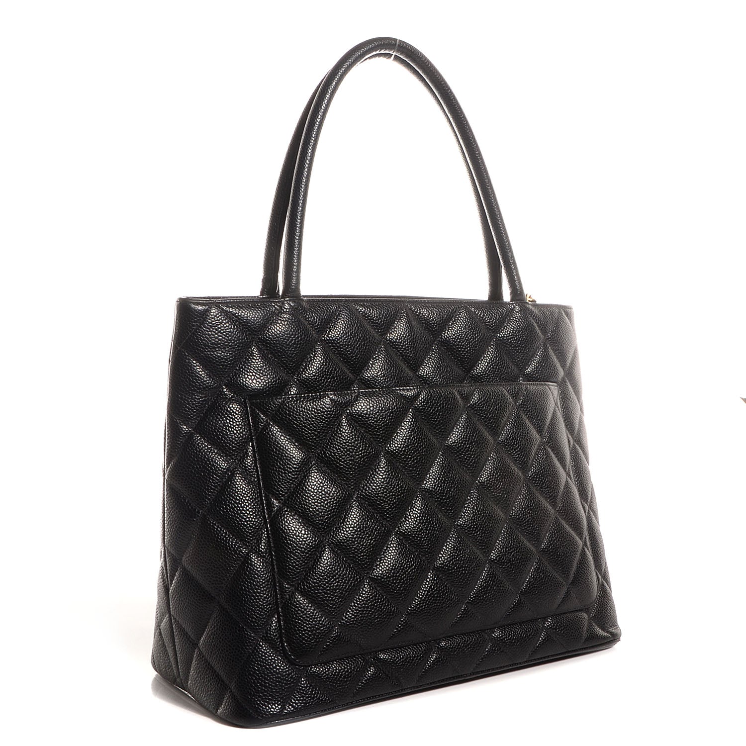 Chanel Caviar Medallion Tote Black 3 of 7