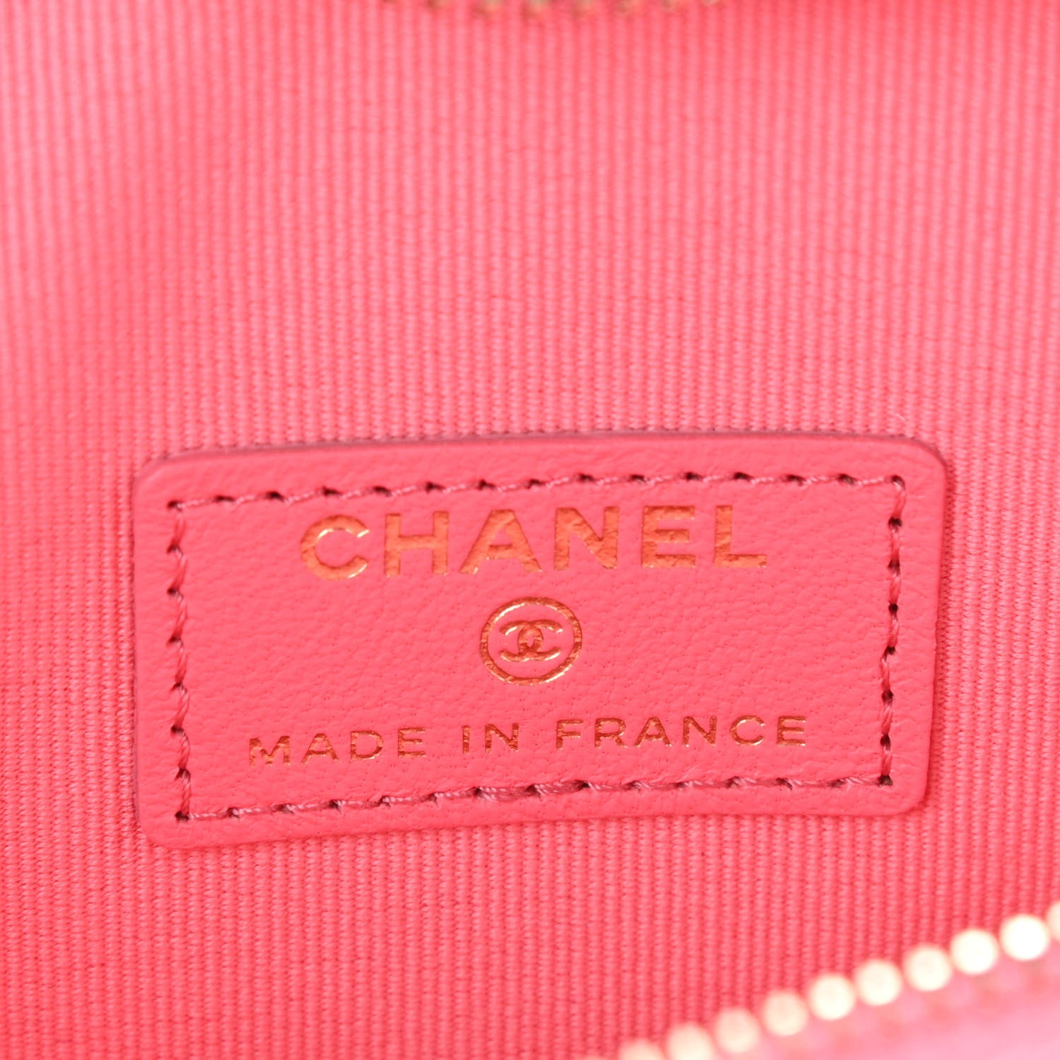 Chanel Lambskin Quilted CC In Love Heart Clutch With Chain Pink 6 of 10