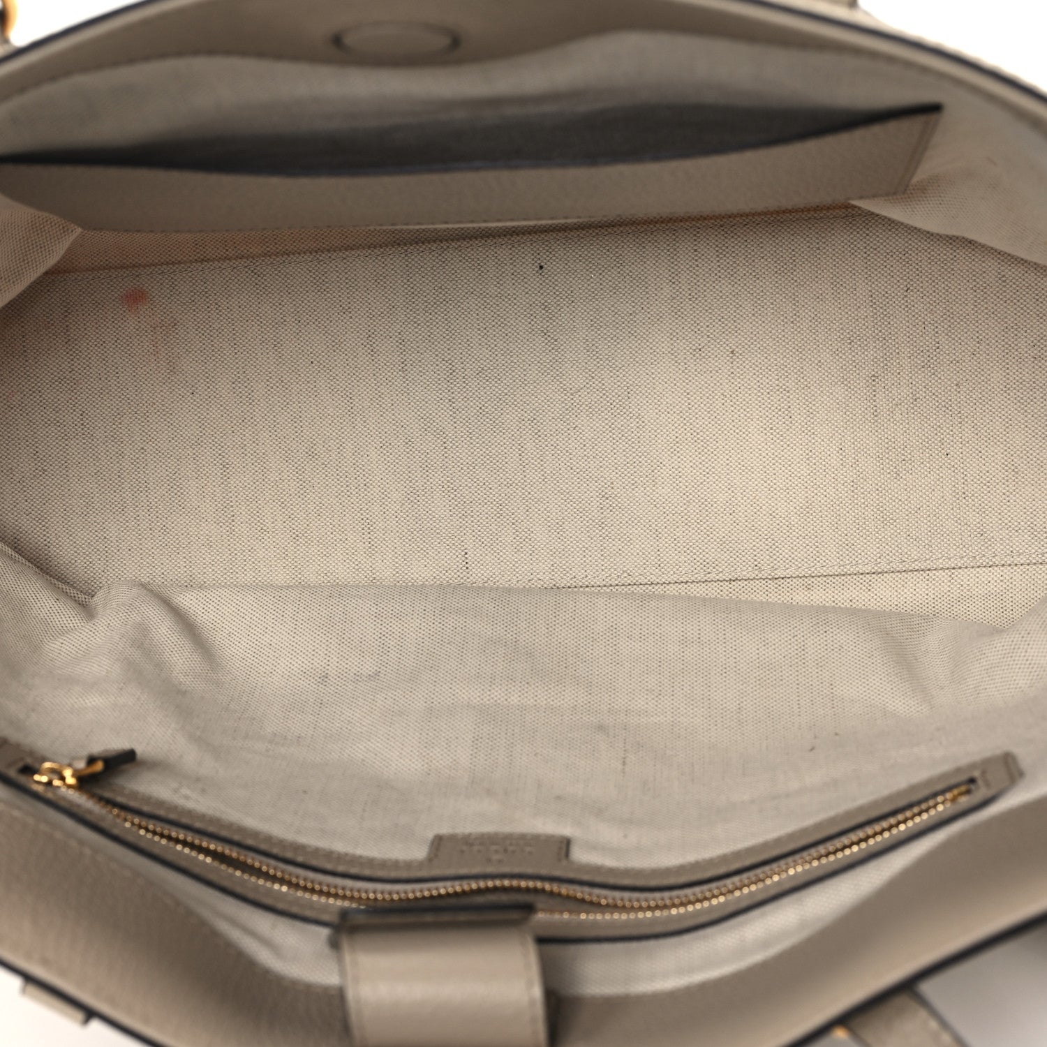 Gucci GG Supreme Monogram Textured Dollar Calfskin Web Medium Ophidia Shopping Tote Beige Mystic White Oatmeal 5 of 11