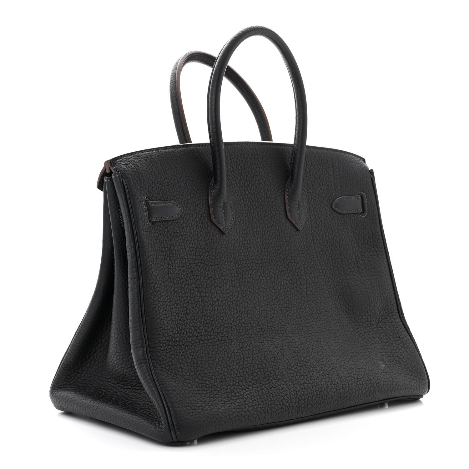 Hermes Fjord Barenia Crinoline Club Birkin 35 Bleu Indigo 3 of 13