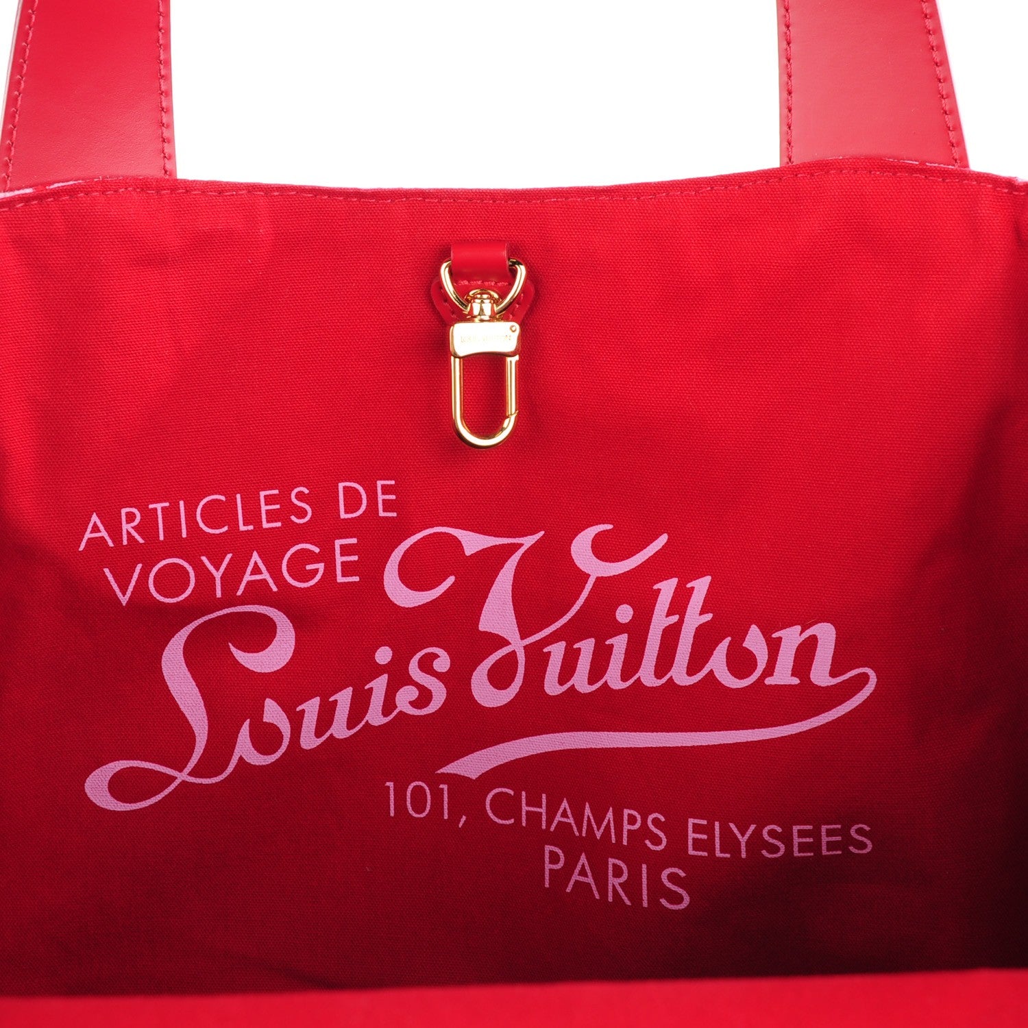 Louis Vuitton Canvas Cabas Ipanema PM Pink 8 of 8