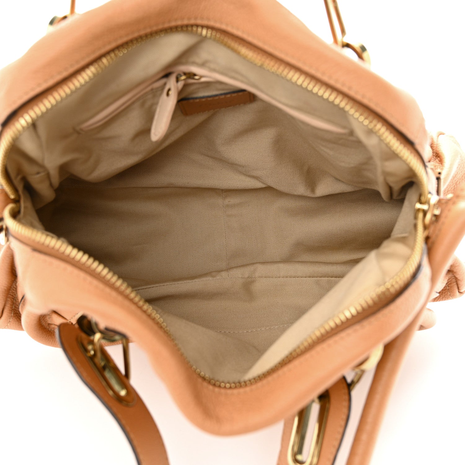 Chloe Calfskin Medium PARATY Tan 5 of 11