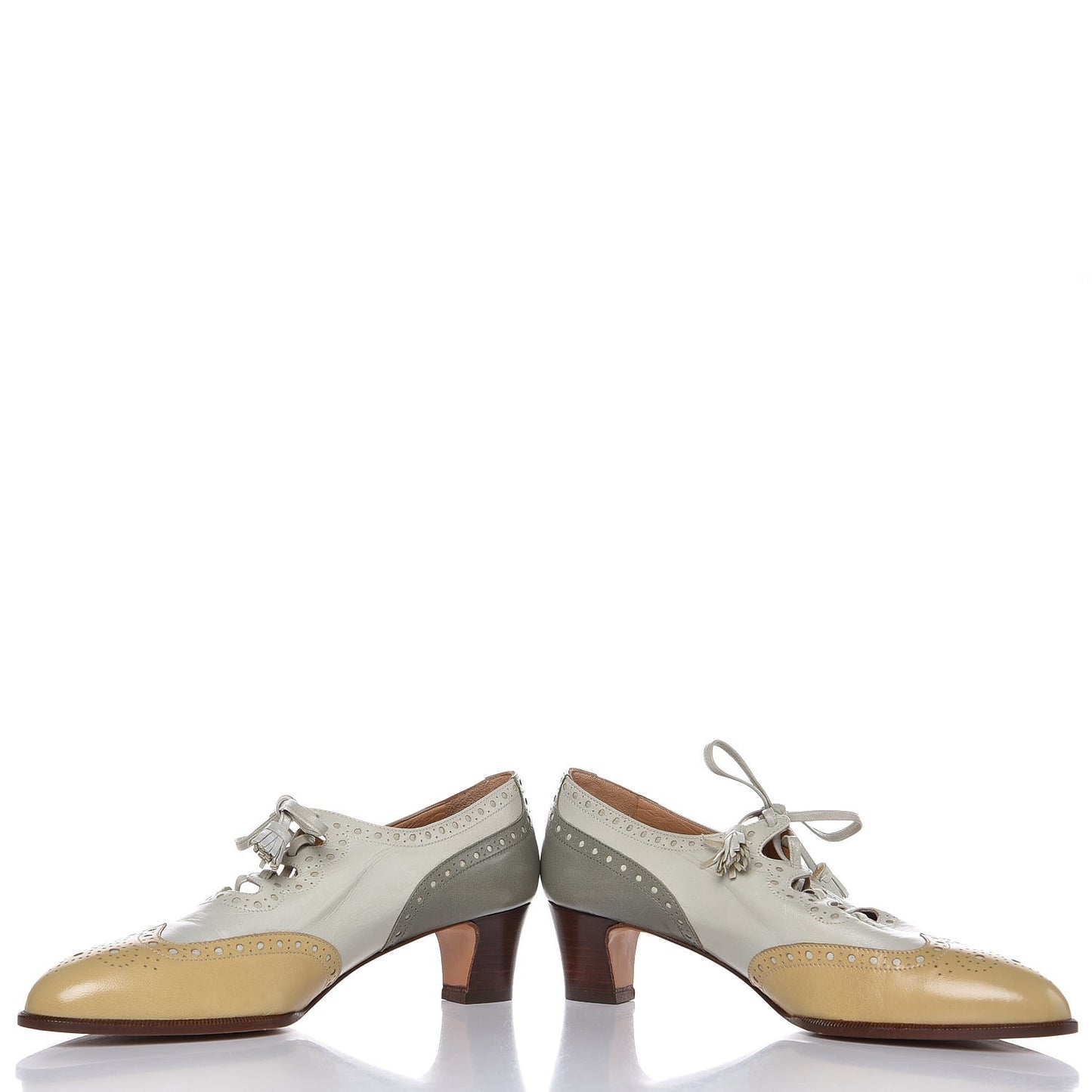 Lambskin Brogues Lace Up Oxford 36.5