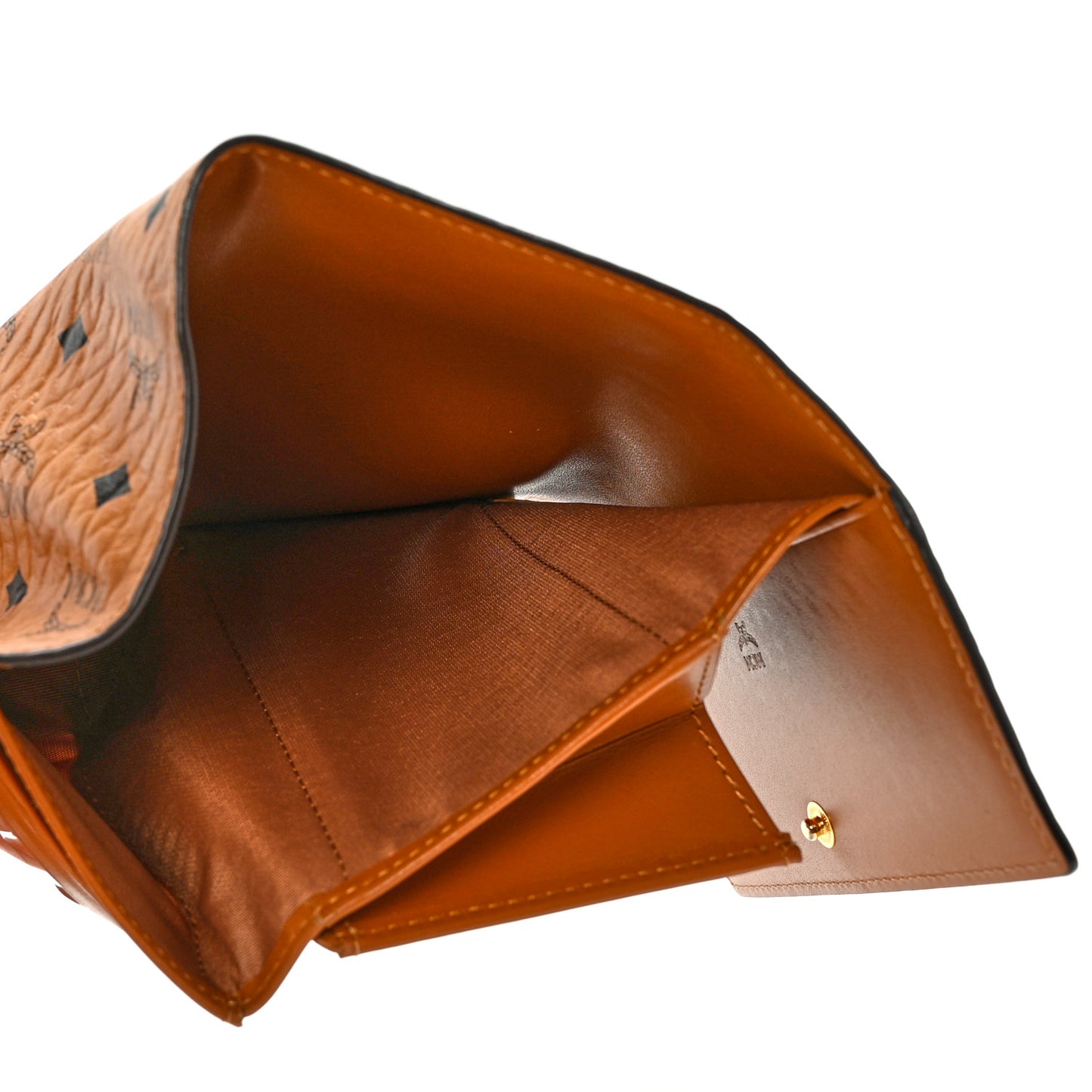 Visetos Tri-Fold Wallet Cognac