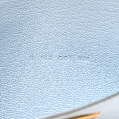 Hermes Chevre Mysore Kelly Pocket Compact Wallet Bleu Brume 7 of 8