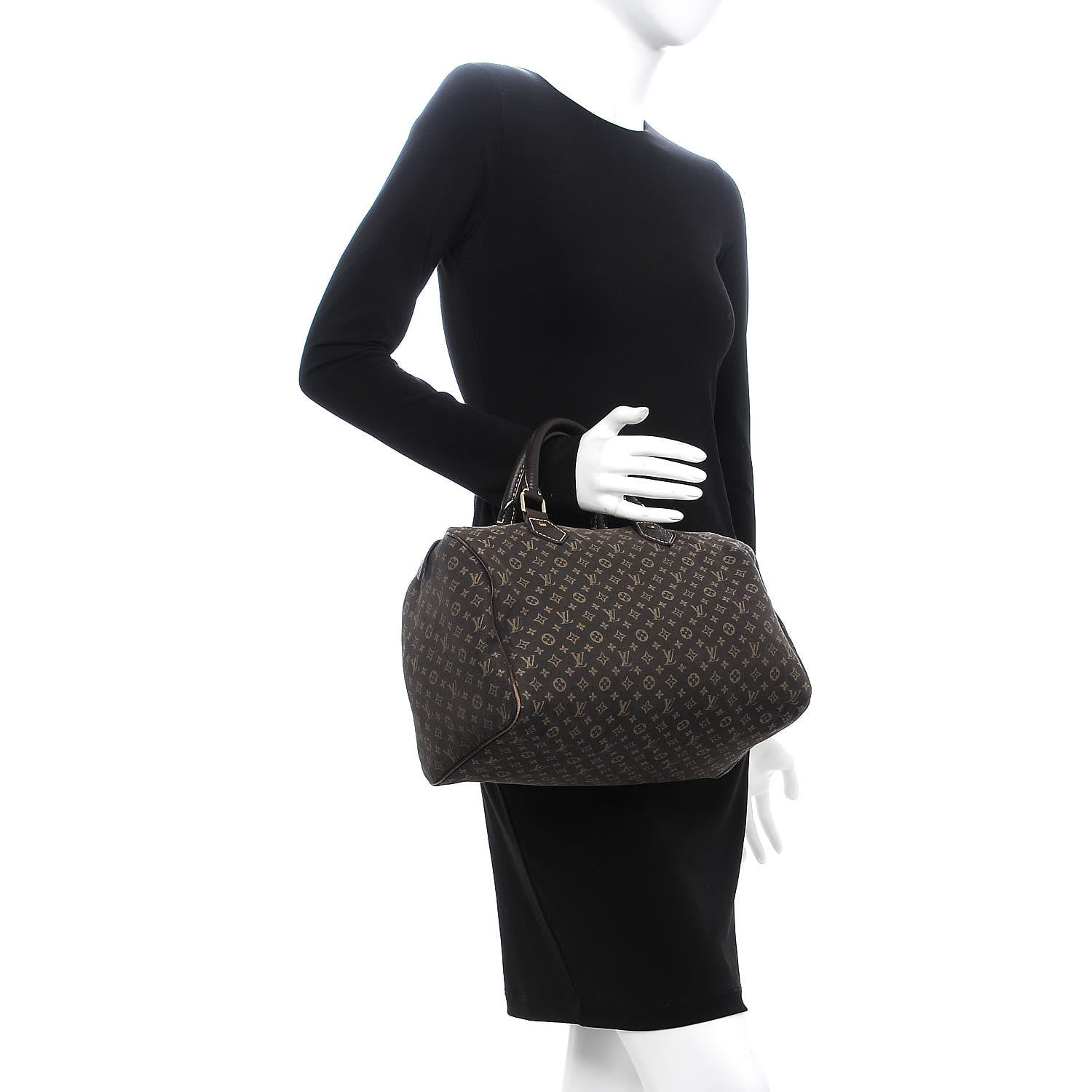 Louis Vuitton Mini Lin Speedy 30 Ebene 2 of 13