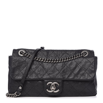 Chanel Caviar Quilted Medium Simply CC Flap Black 1 of 10