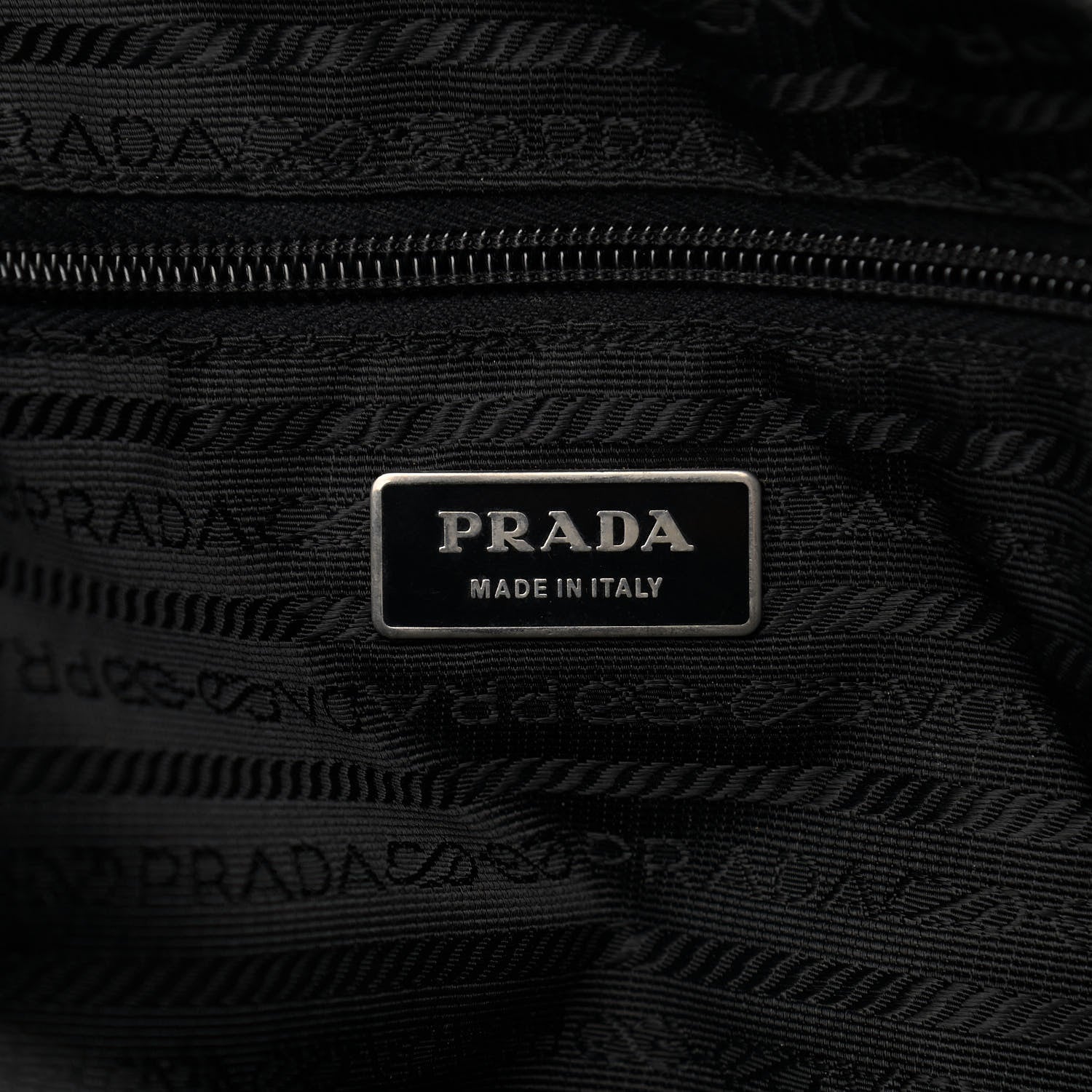 Prada Nylon Messenger Bag Black 6 of 10