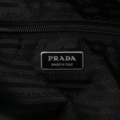 Prada Nylon Messenger Bag Black 6 of 10