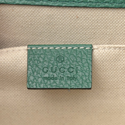 Gucci Dollar Calfskin Crystal Web Medium Dionysus Bamboo Top Handle Bag Emerald 6 of 13