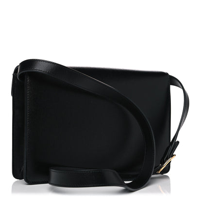 Gucci Textured Calfskin Small Torchon GG Ring Shoulder Bag Black 2 of 11